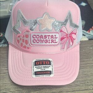 Pink Coastal Cowgirl Trucker Hat